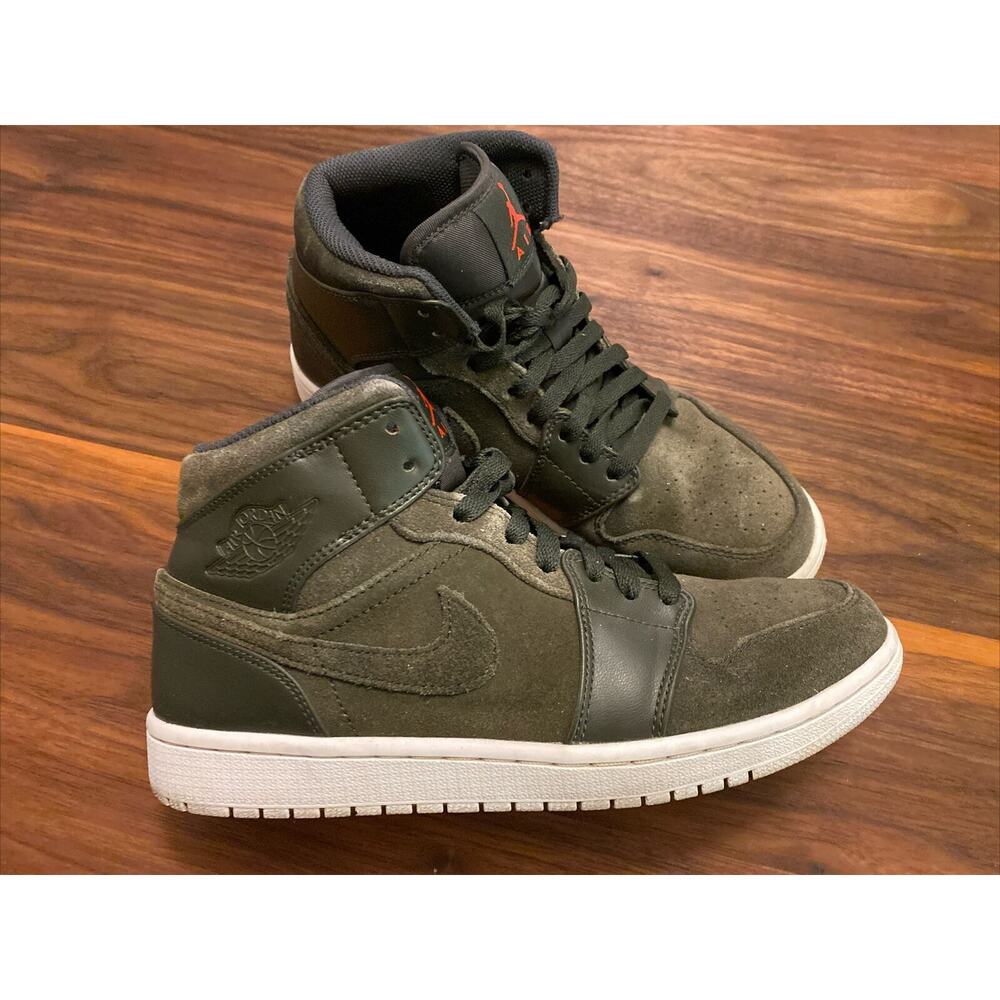 Sequoia Olive Air Jordan Size 8.5